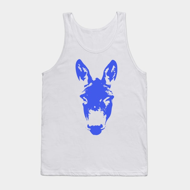 Blue Democratic Donkey Gifts Tank Top by gillys